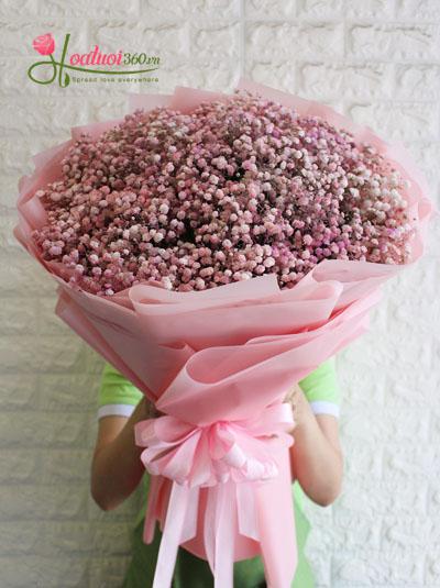 Bó hoa baby hồng đẹp nhất